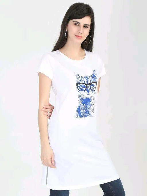 Cotton Printed Long Top