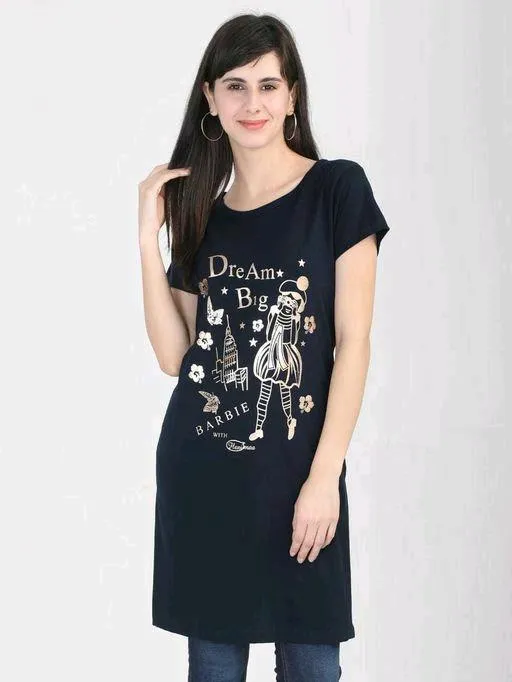 Cotton Printed Long Top