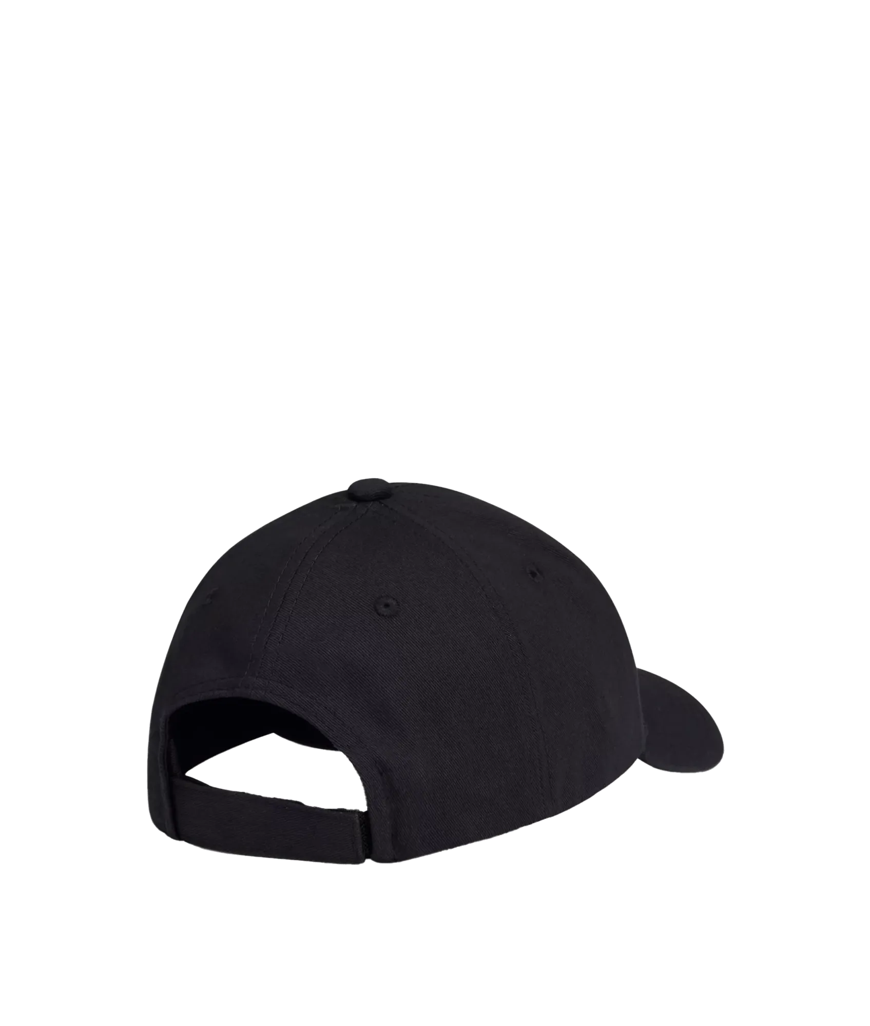 Cotton-twill Cap With Logo Label - Black