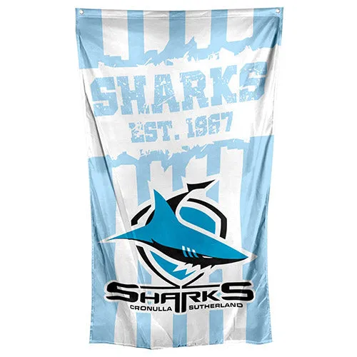 Cronulla Sharks Cape Flag