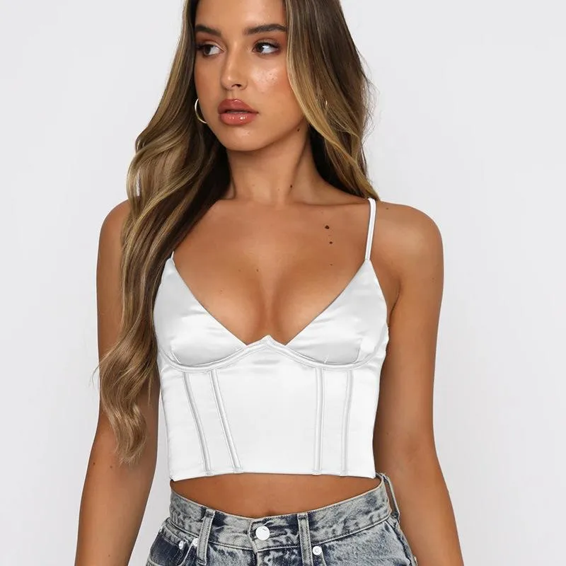 Crop Top Camis Club Slim Streetwear