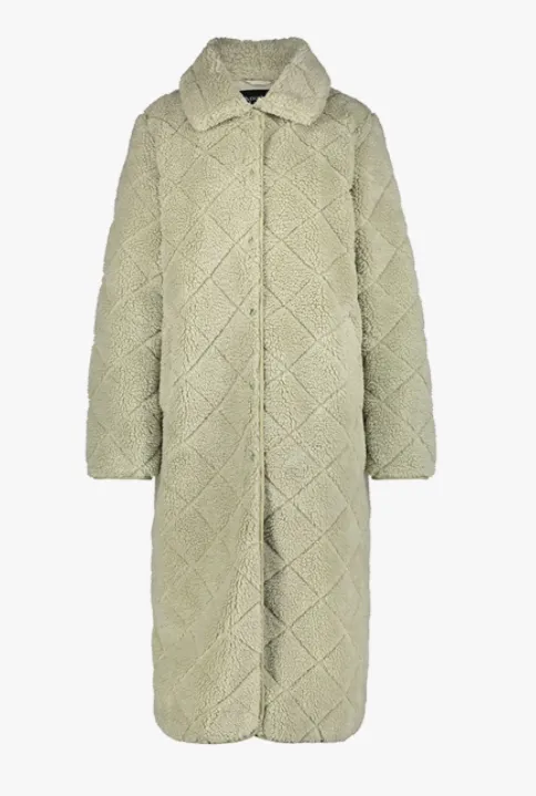 Danae Coat Tea Green