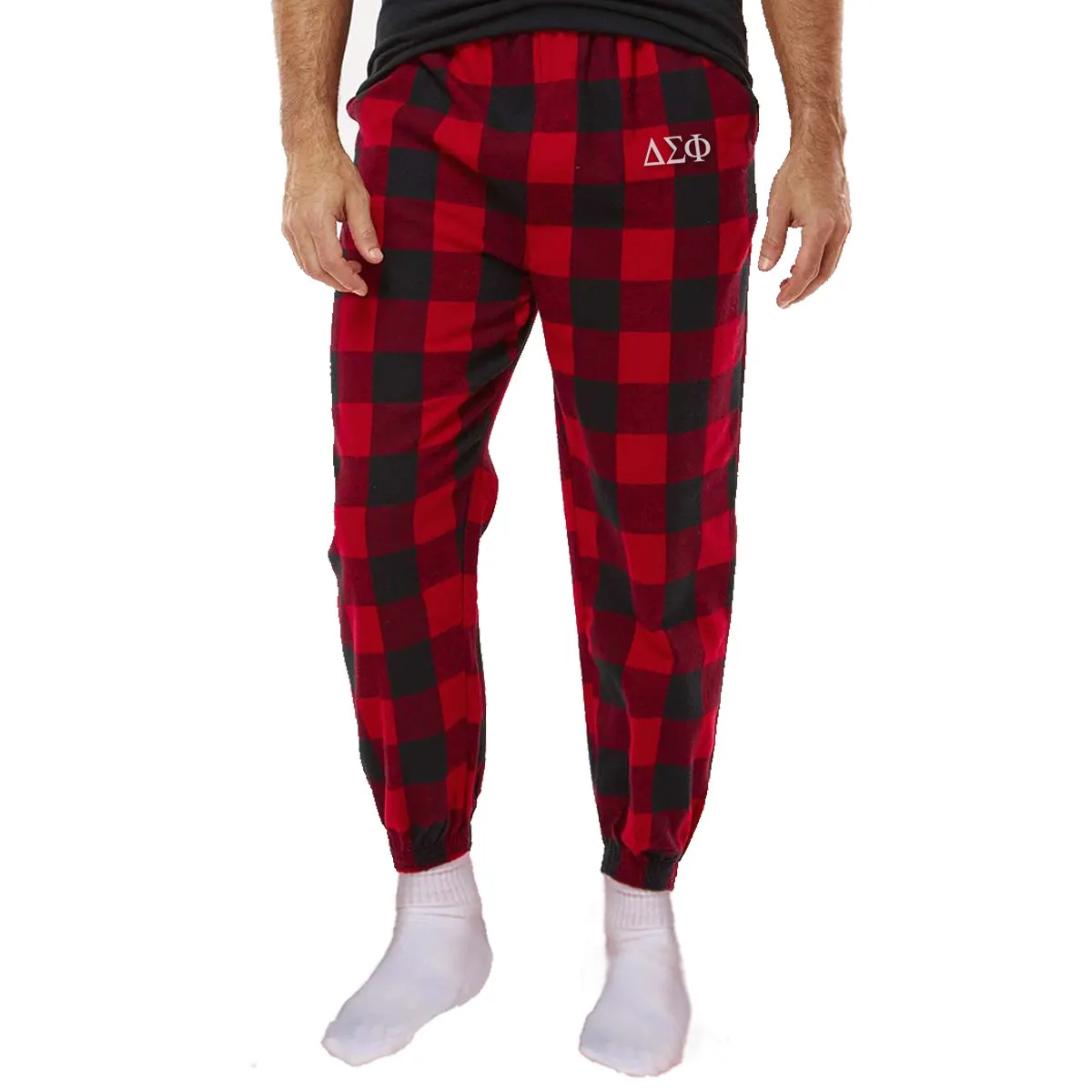 Delta Sig Flannel Joggers