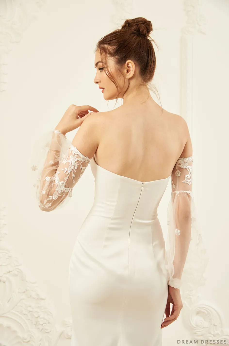 Detachable Sleeves for Wedding Dress (#ANAIS)