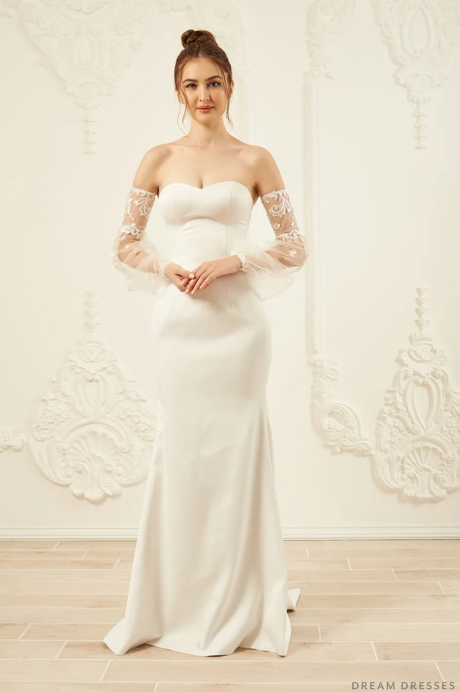 Detachable Sleeves for Wedding Dress (#ANAIS)