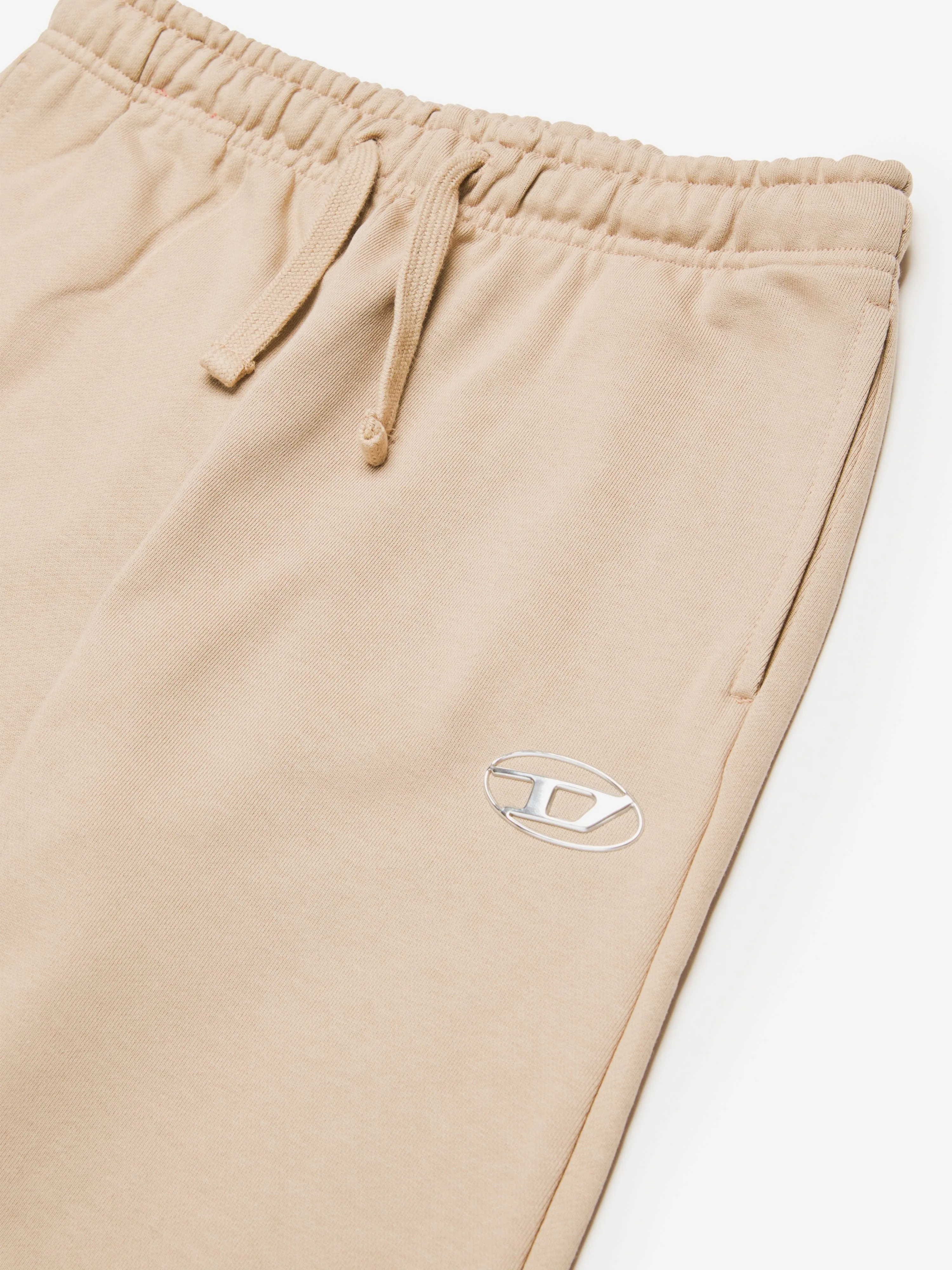 Diesel Kids Logo Joggers in Beige