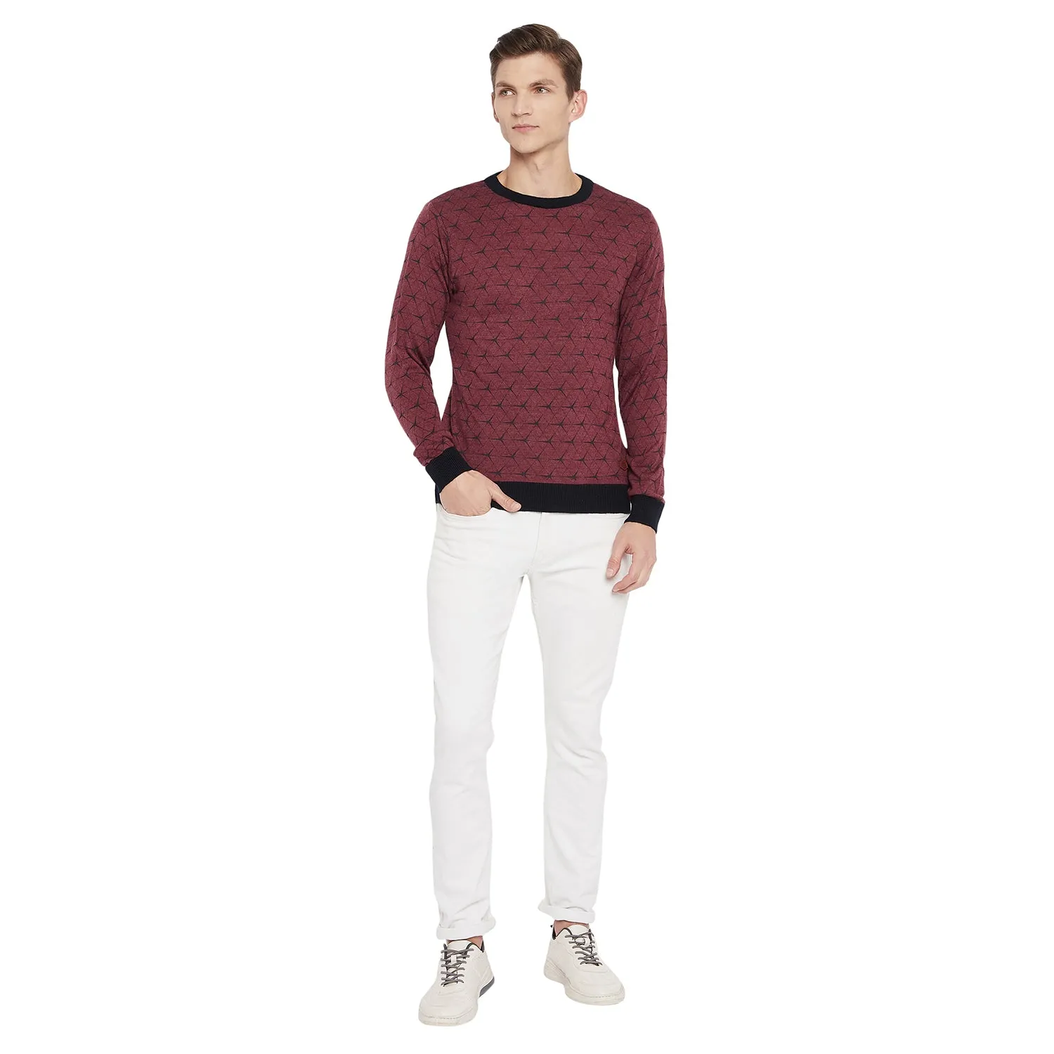 Duke Stardust Men Full Sleeve Round Neck Sweater (WSDS8028)