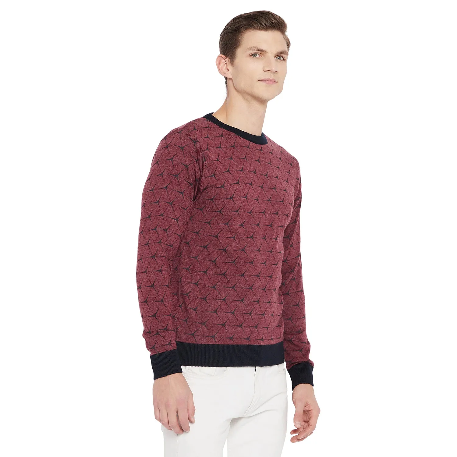 Duke Stardust Men Full Sleeve Round Neck Sweater (WSDS8028)