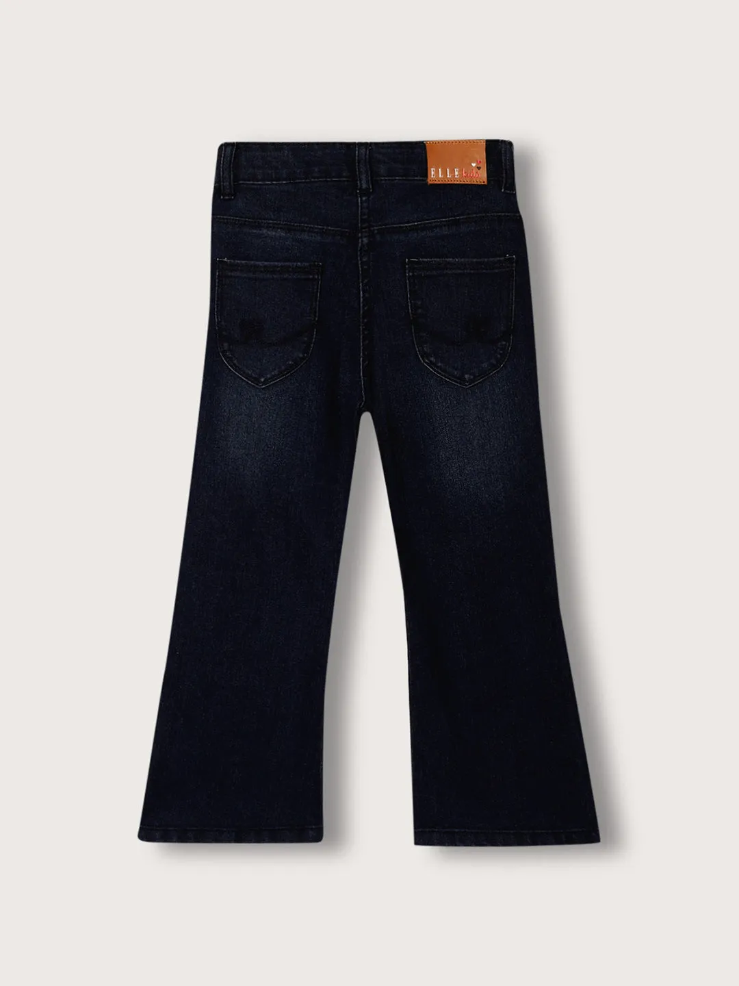 Elle Kids Girls Mid Blue Bootcut Jeans