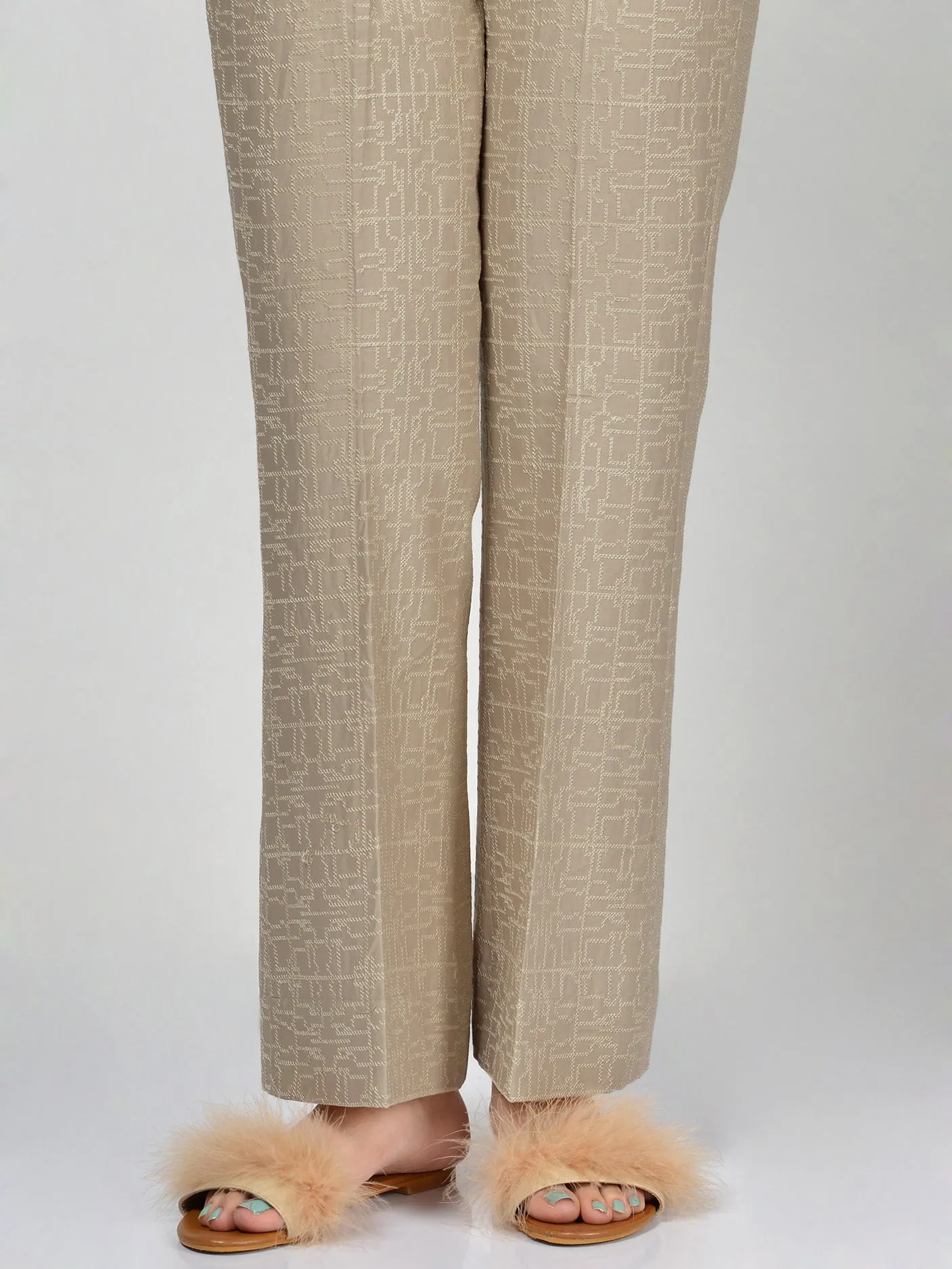 Embroidered Cambric Pants