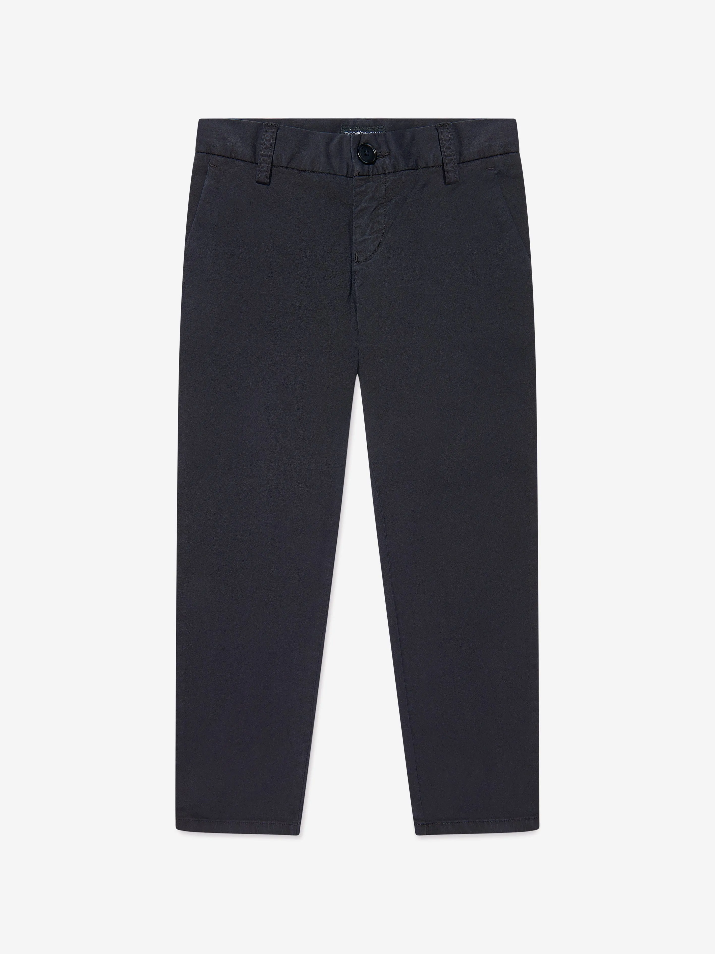 Emporio Armani Boys Branded Trousers in Navy