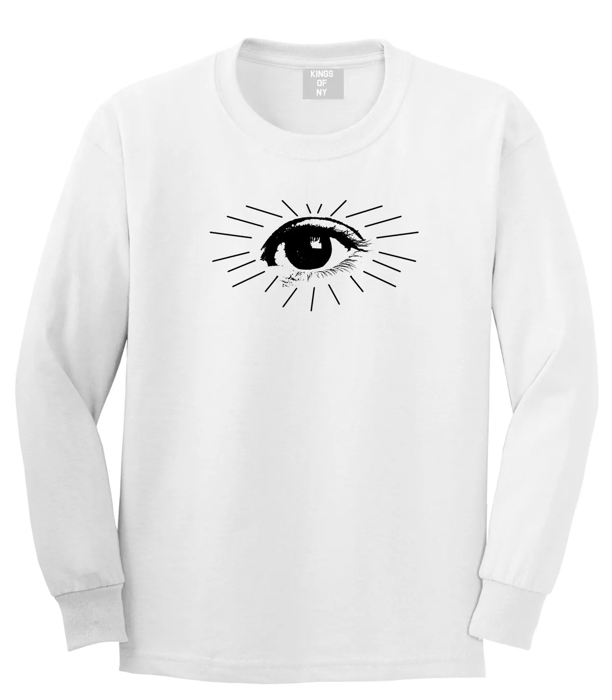 Eyeball Eyes Print Mens Long Sleeve T-Shirt