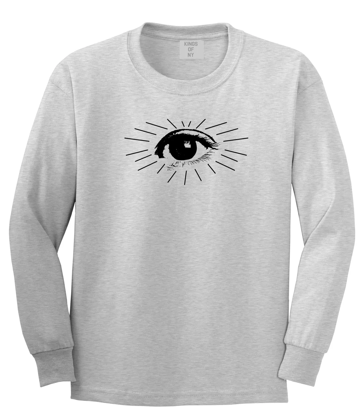 Eyeball Eyes Print Mens Long Sleeve T-Shirt