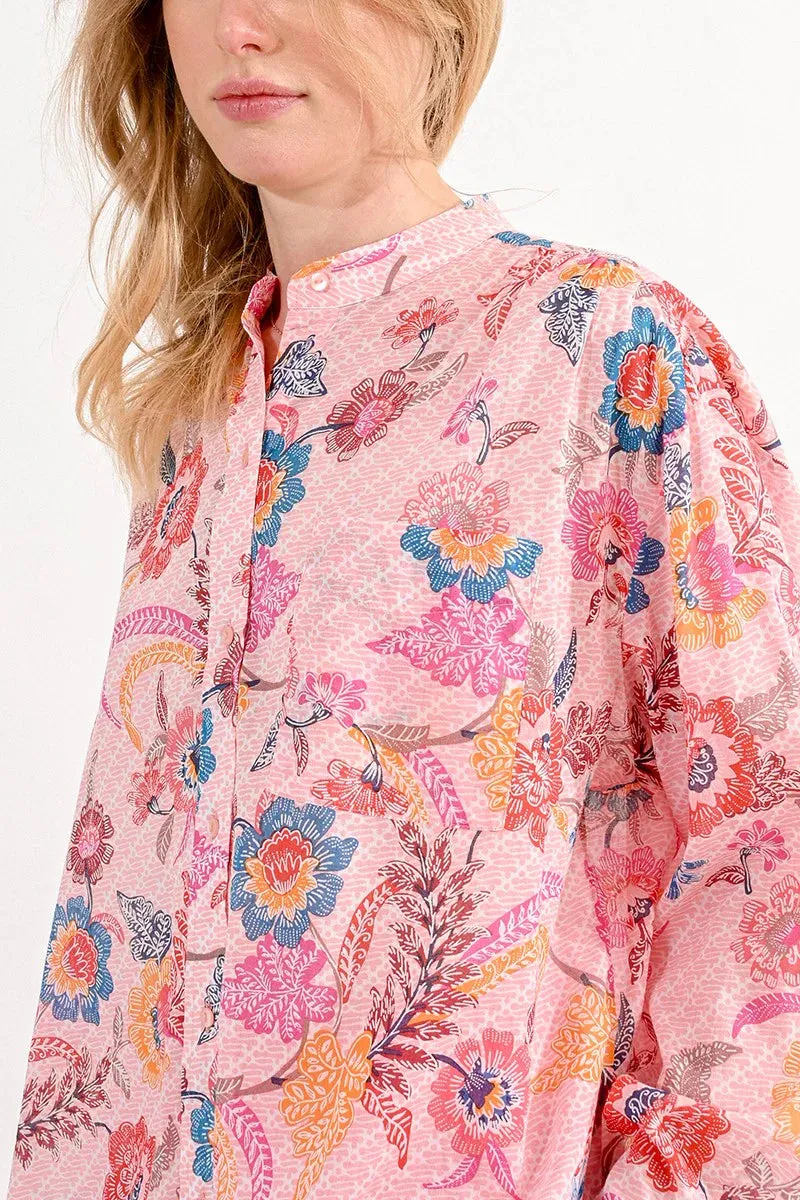 Floral Print Cotton Shirt