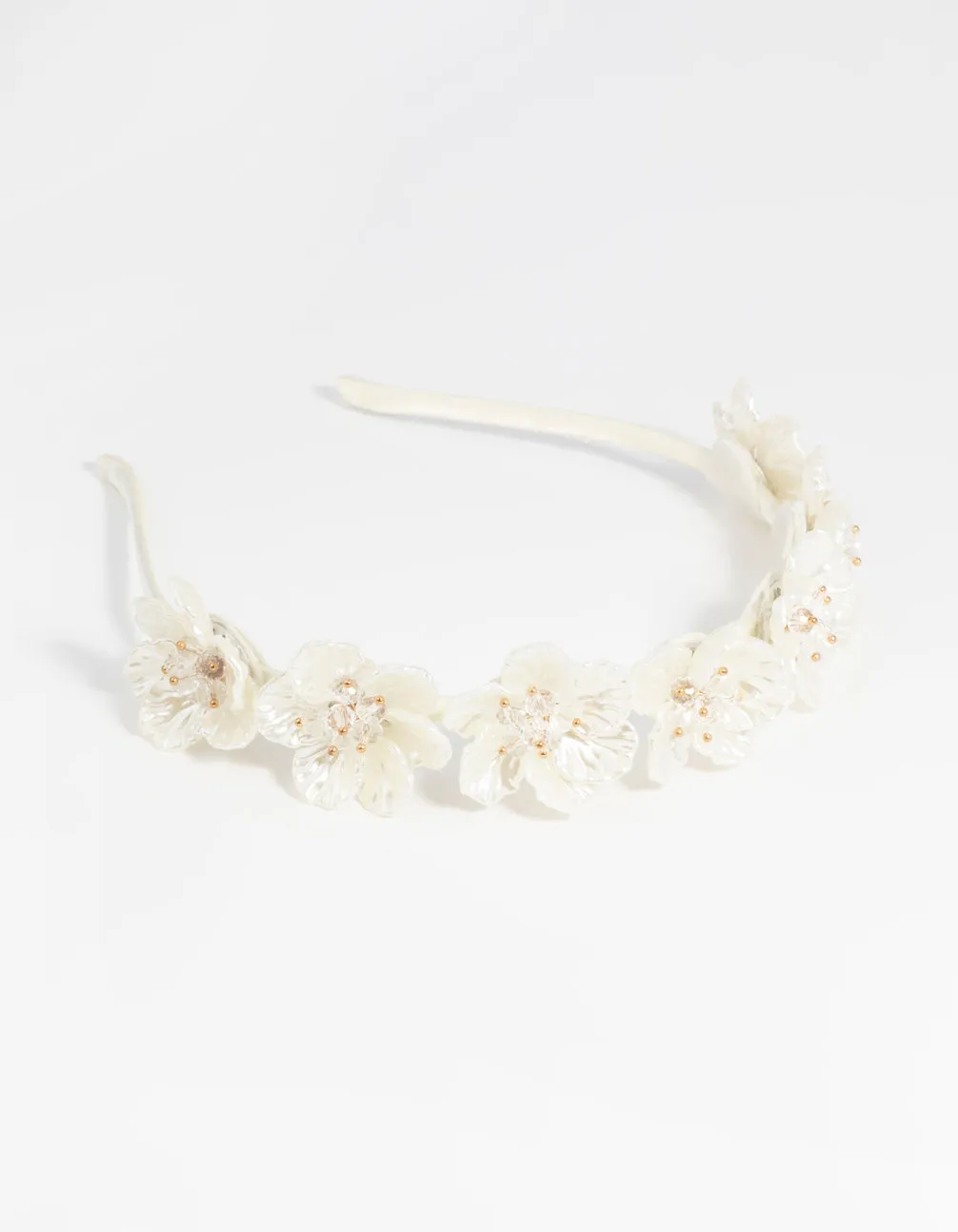 Flower & Pearl Alice Band