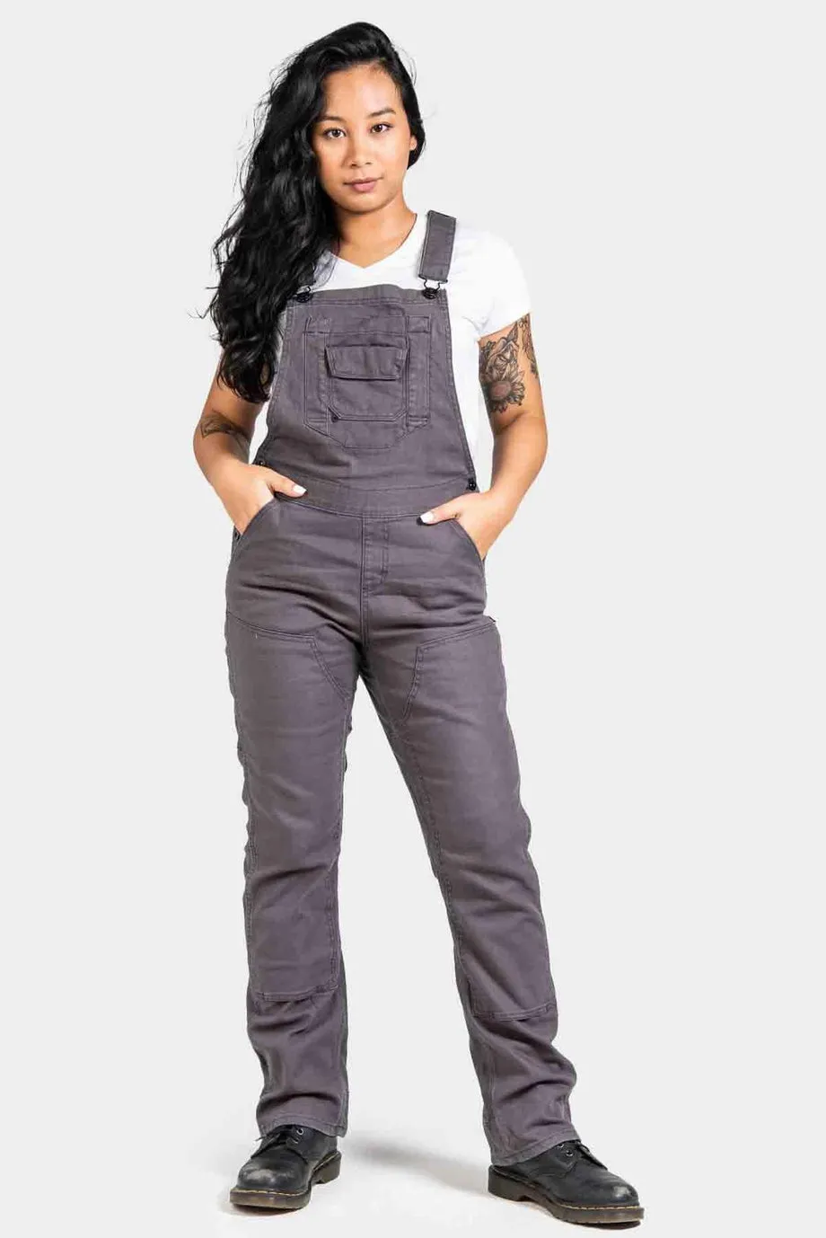 Freshley Overall - Grey Canvas