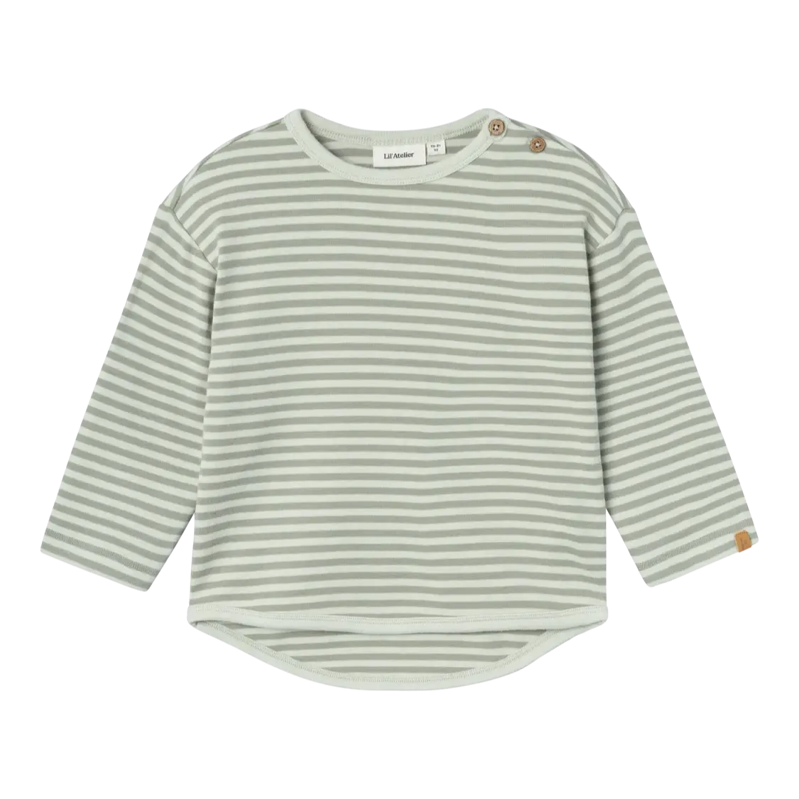 Geo Long Sleeve Top - Green Tint