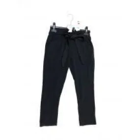 Girls Black Trousers with Bow detail