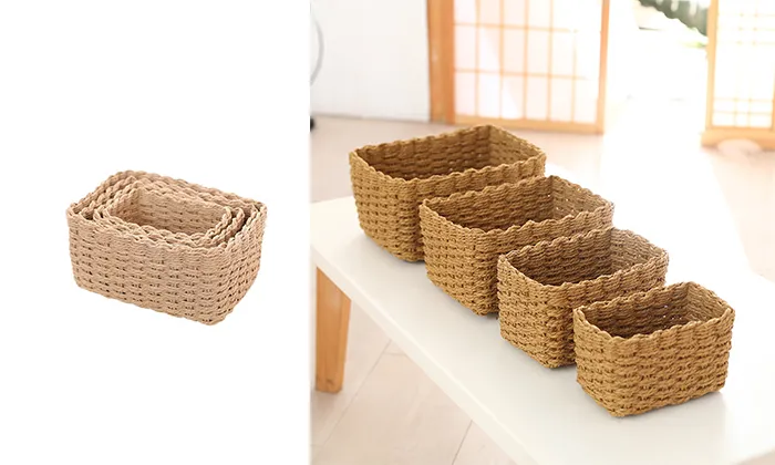 Hand-Woven Laundry Basket