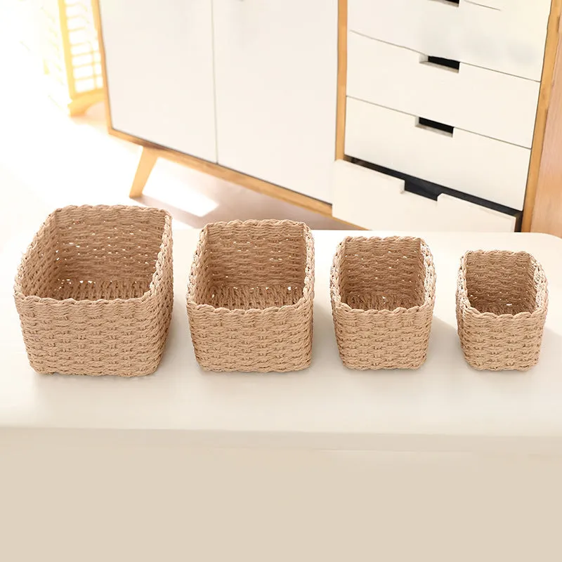 Hand-Woven Laundry Basket