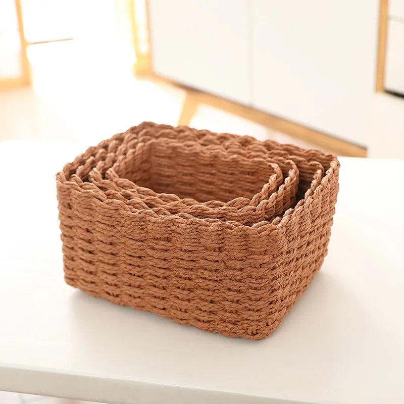 Hand-Woven Laundry Basket