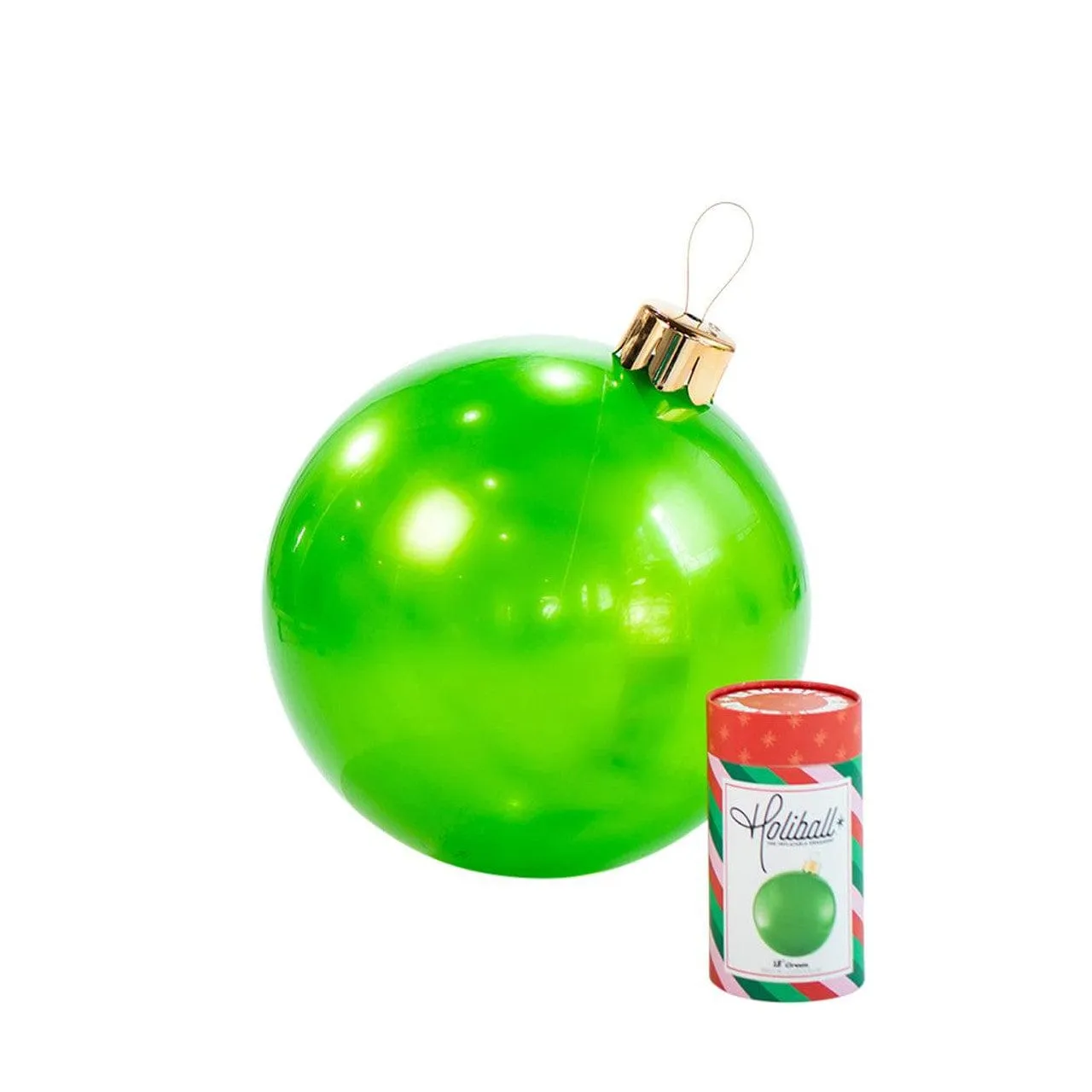 Holiball® - The Inflatable Ornament (18" Classic Green)