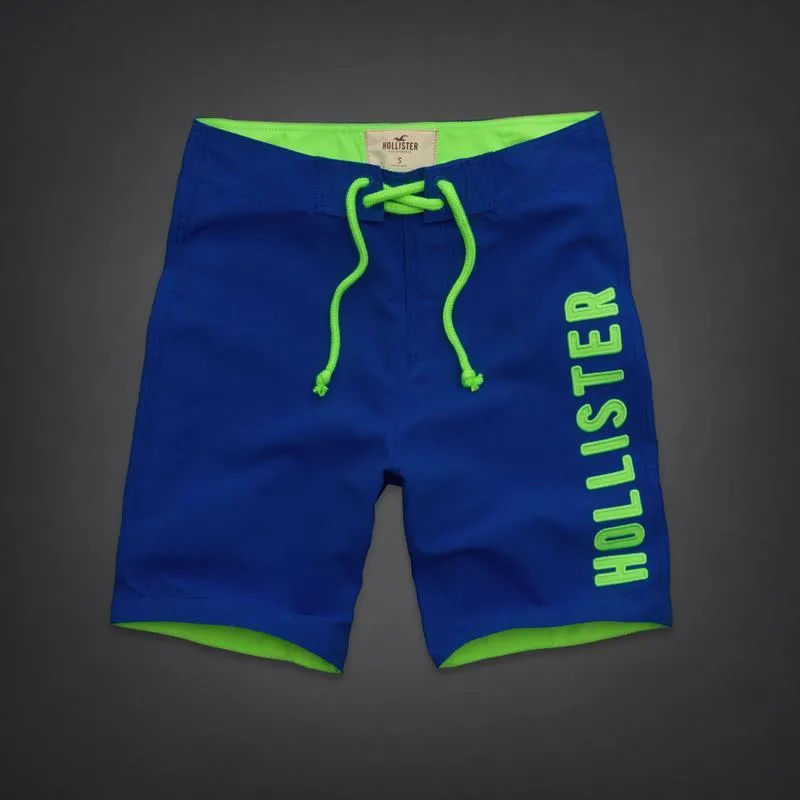 Hollister Men's Beach Nice Shorts Blue