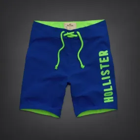 Hollister Men's Beach Nice Shorts Blue