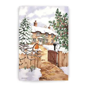 Home For the Holidays Cotton Tea Towel