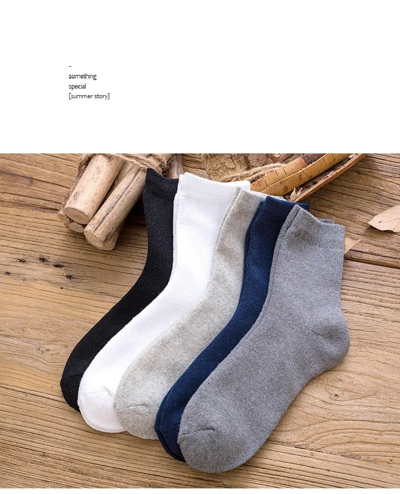 HSS Brand 100% Cotton Men Socks High Quality 5 Pairs Thicken Warm Business Socks Black Autumn Winter For Male Thermal