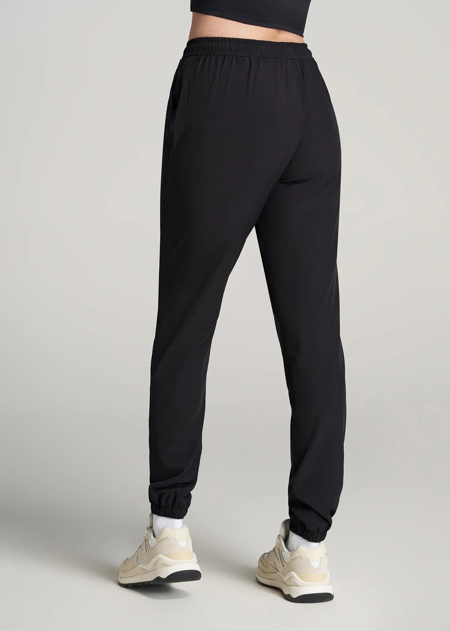 Hybrid Joggers for Tall Women in Black