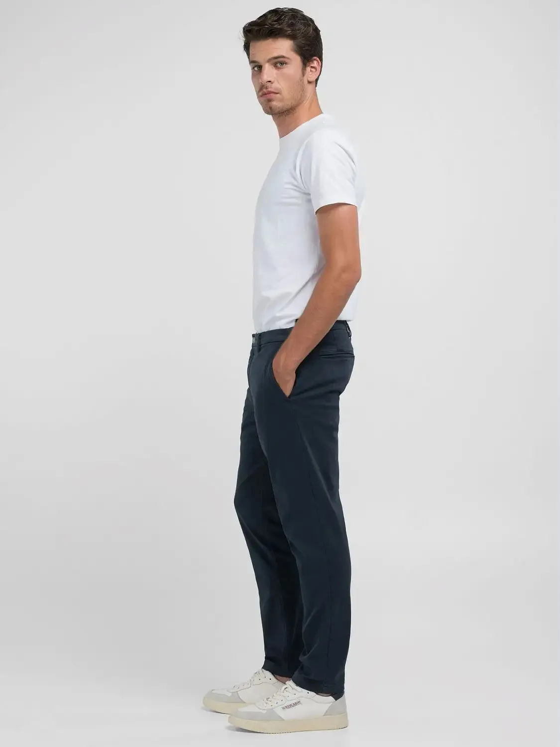 ID25040-Replay Blue Benni Stretch Chino