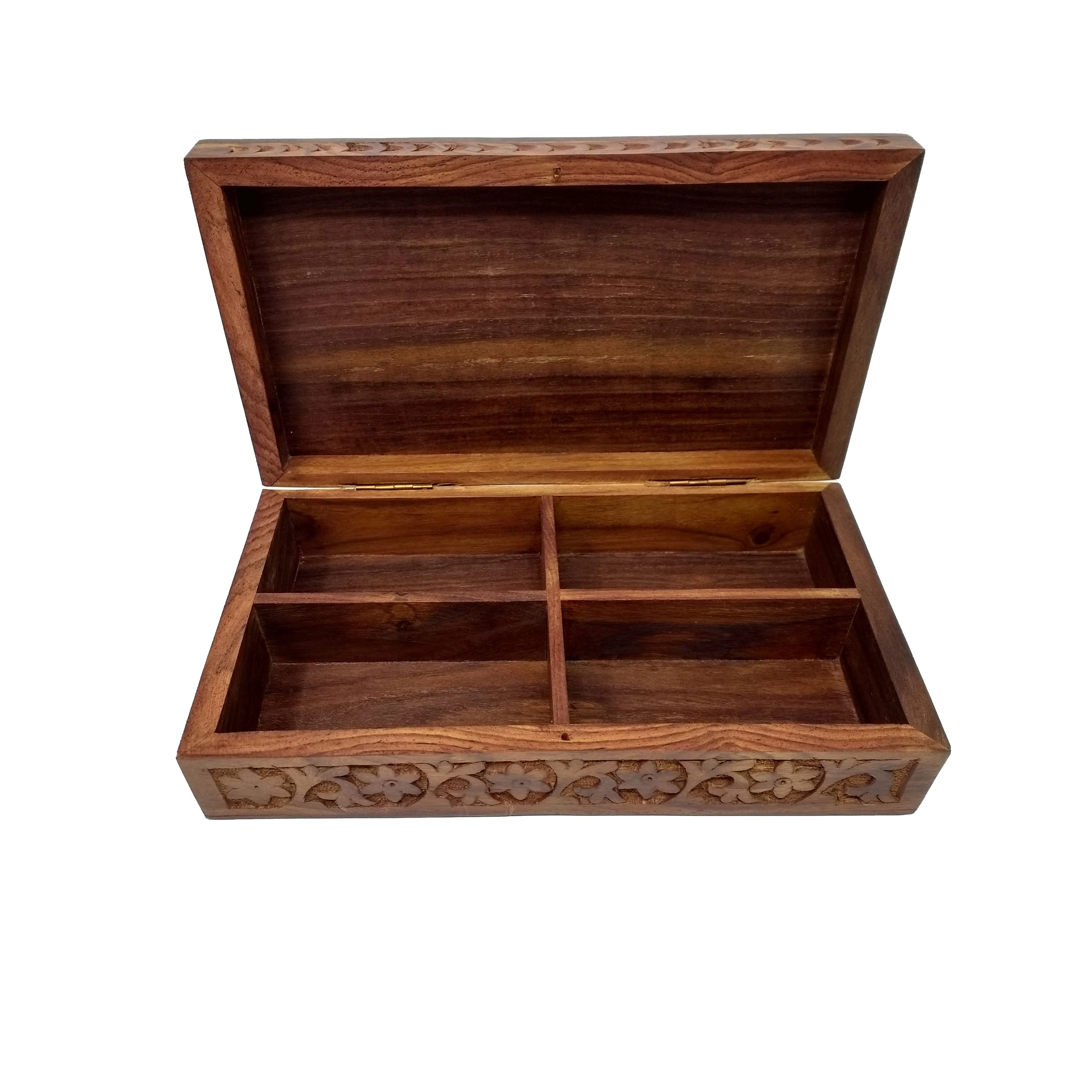 Indian Garden Rosewood Jewelry Box