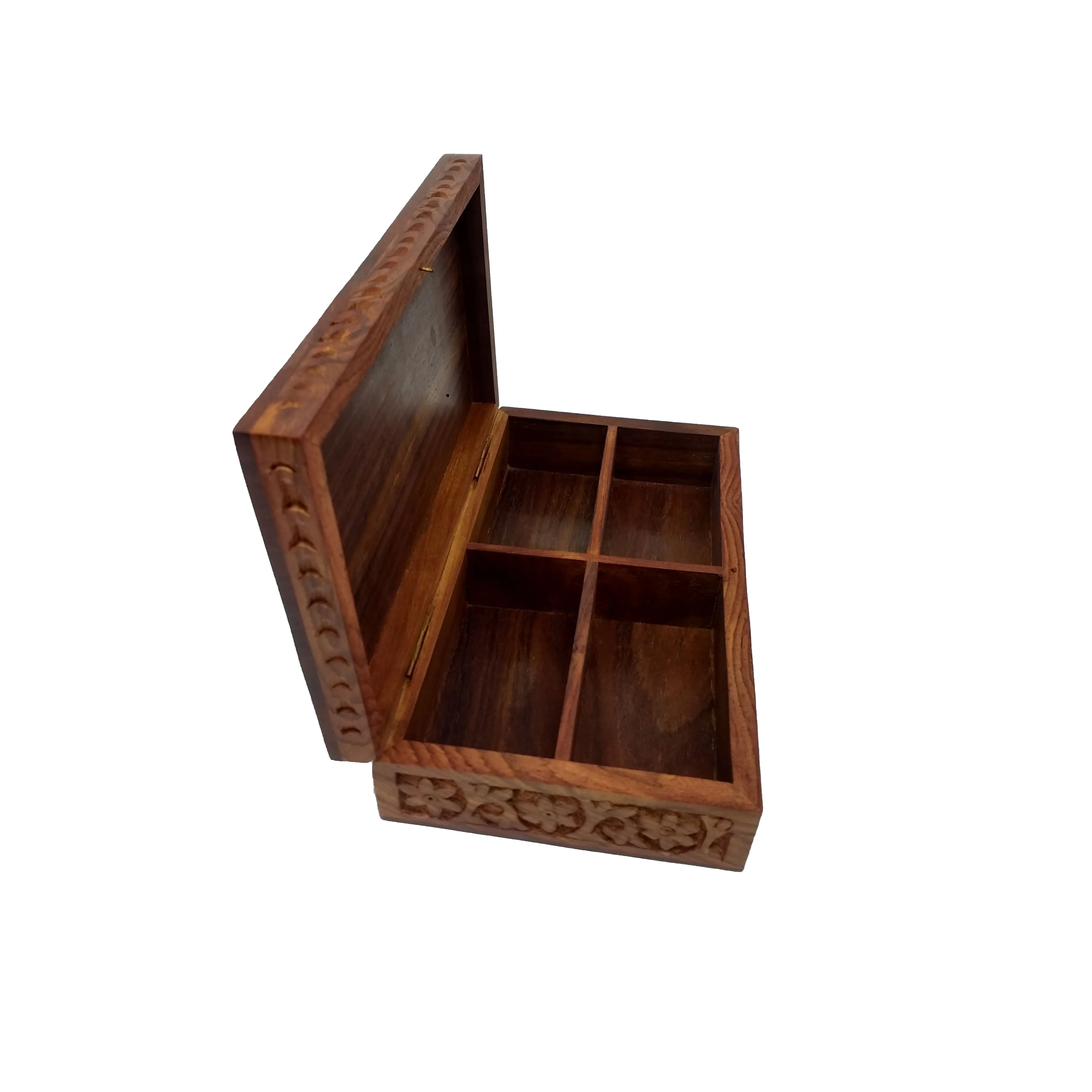 Indian Garden Rosewood Jewelry Box