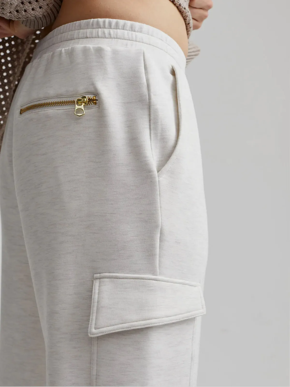 Ivory Marl Clarice Joggers