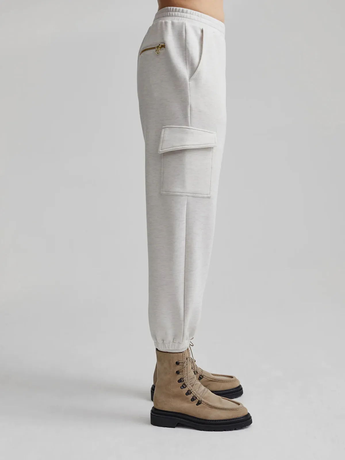 Ivory Marl Clarice Joggers