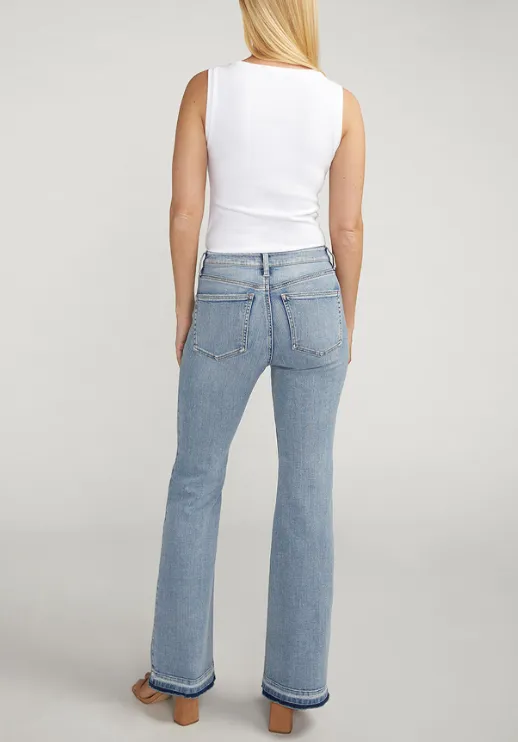 Jeans Silver Most Wanted Mid Rise Flare Leg