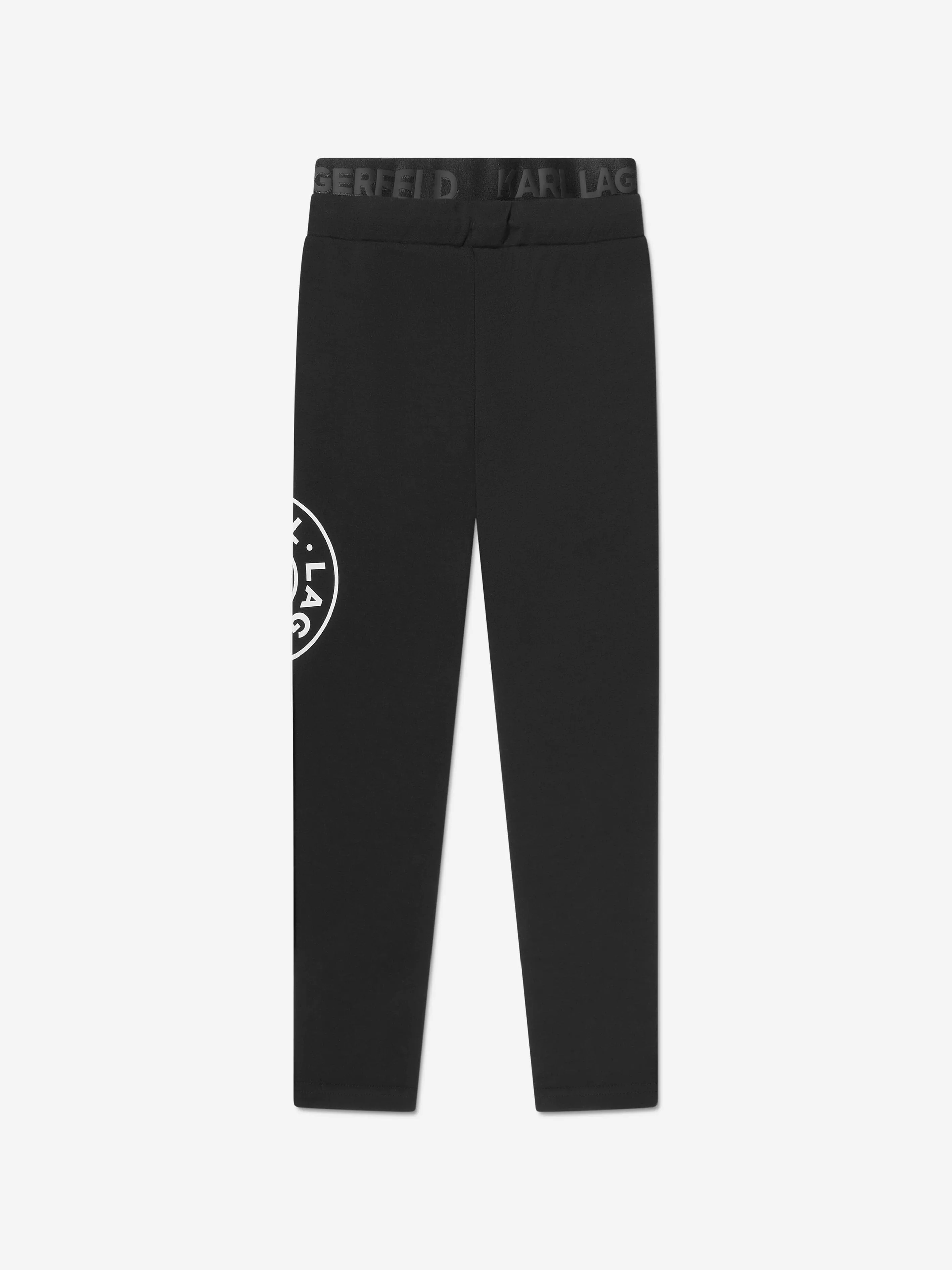 Karl Lagerfeld Boys Logo Joggers in Black