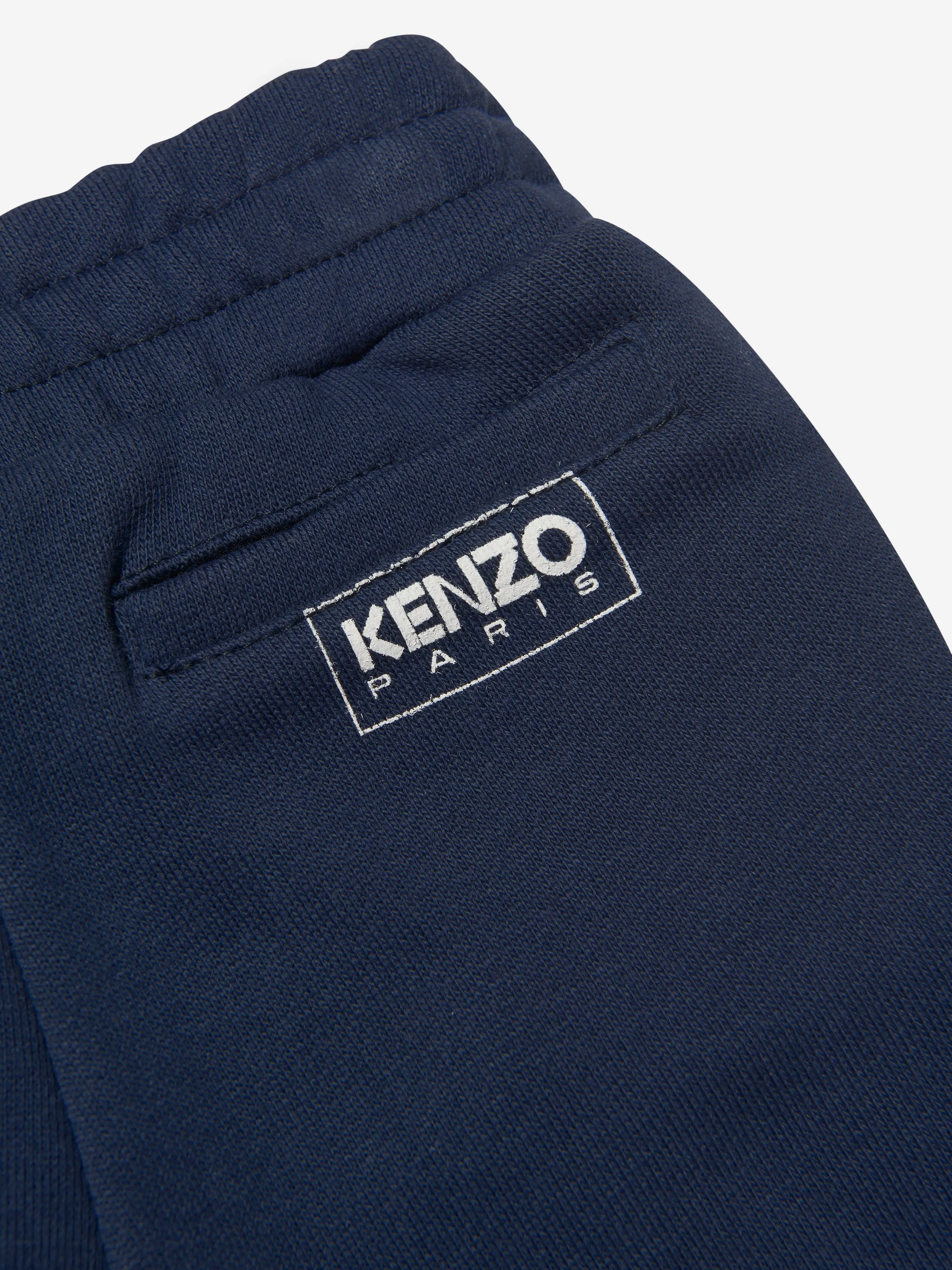 KENZO Baby Boys Logo Joggers in Navy