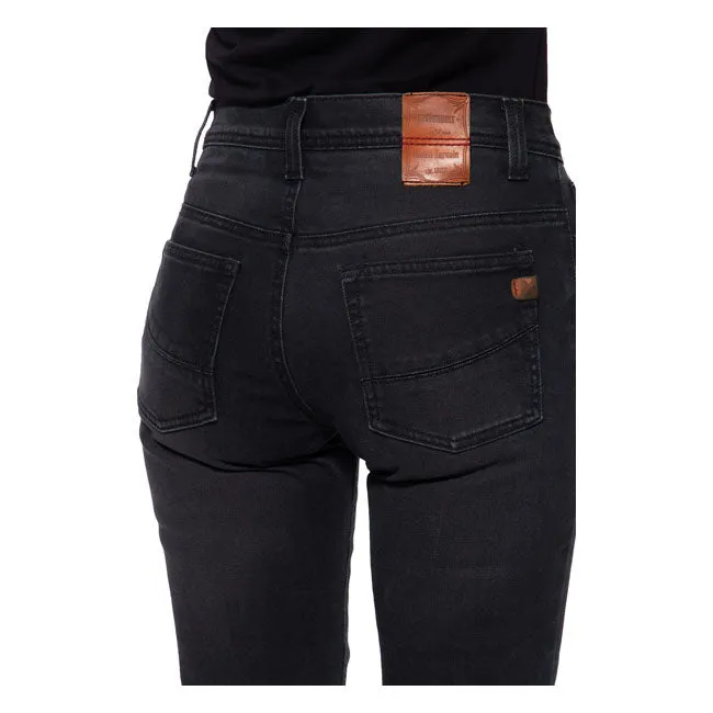 King Kerosin Queen Kerosin Motogear Ladies Jeans Black