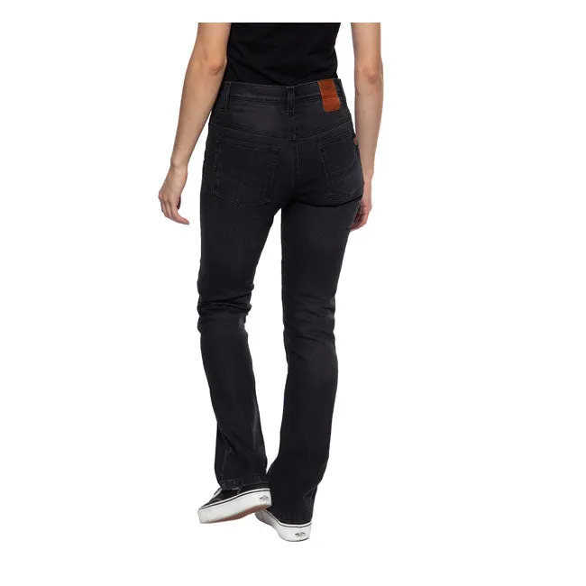 King Kerosin Queen Kerosin Motogear Ladies Jeans Black