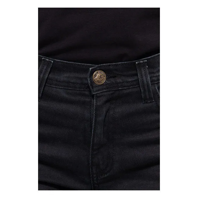 King Kerosin Queen Kerosin Motogear Ladies Jeans Black