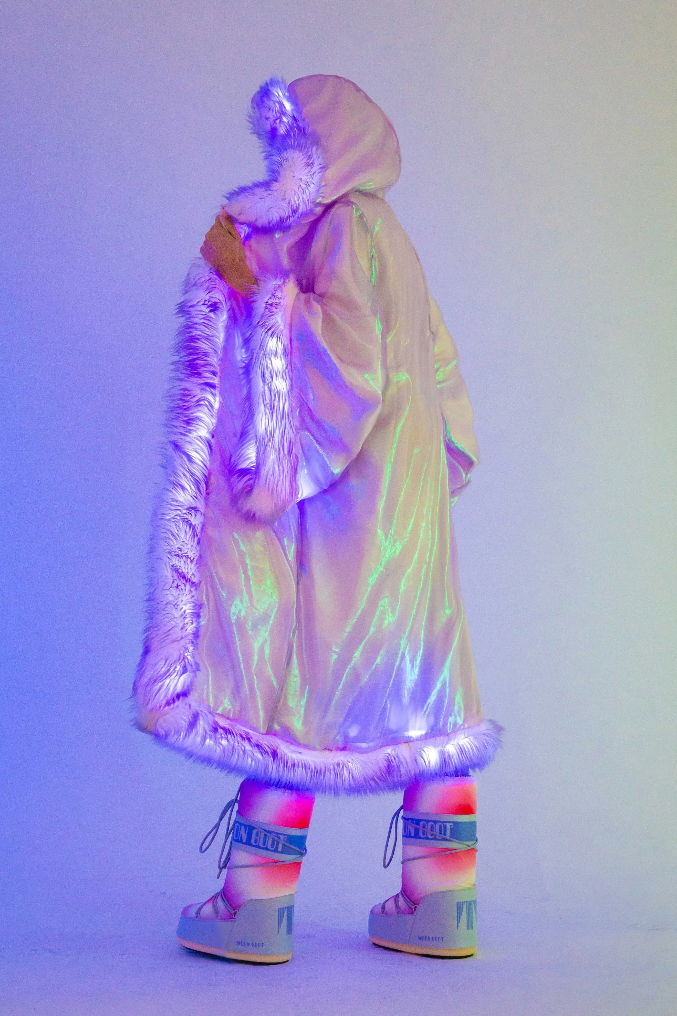 LED Sheer Magic Kimono in "Lilac" IN STOCK