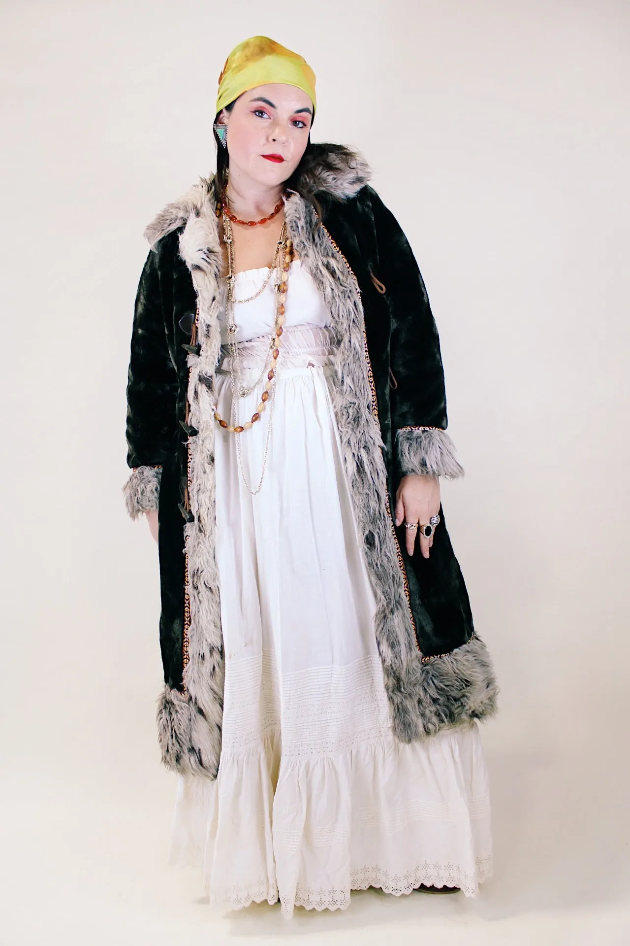 Long Faux Fur Coat