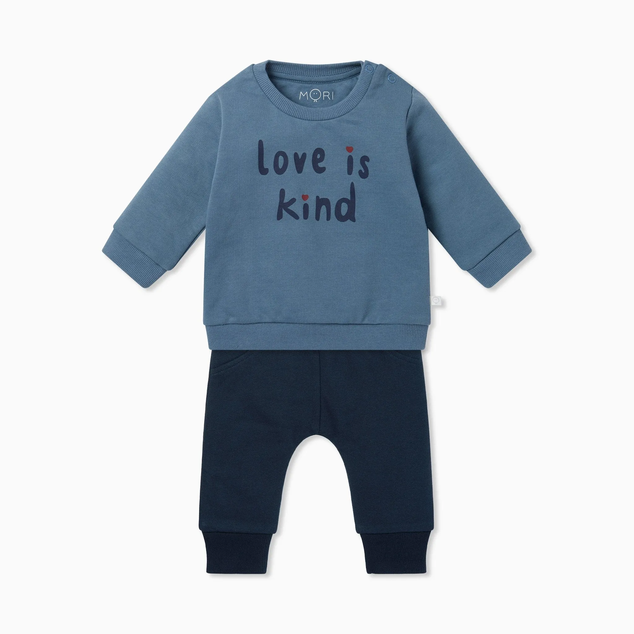 Love Is Kind Slogan Sweater & Joggers Outfit