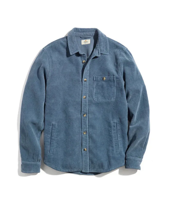 Marine Layer Men's Max Broken In Corduroy Overshirt