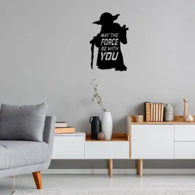 MAY THE FORCE BE WITH YOU Wall Art