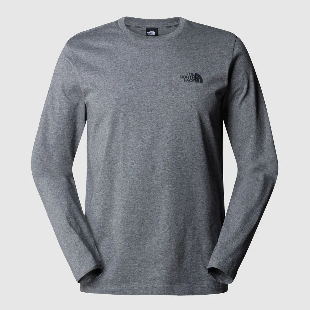 MEN'S LONG-SLEEVE SIMPLE DOME T-SHIRT