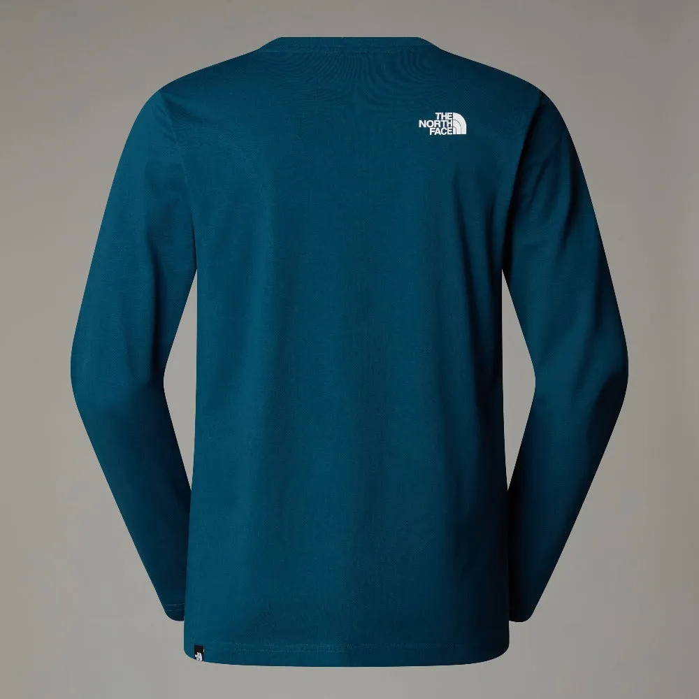 MEN'S LONG-SLEEVE SIMPLE DOME T-SHIRT