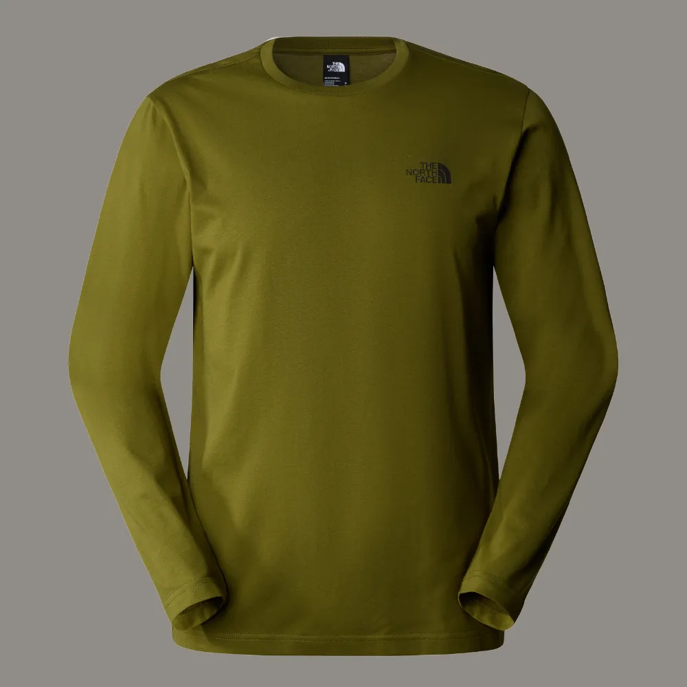 MEN'S LONG-SLEEVE SIMPLE DOME T-SHIRT